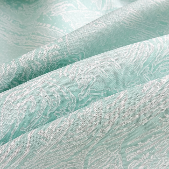 91家纺网 家纺一手货源 找家纺 小萌虎 2025新款PE高分子凉感大提花凉席席子 山水