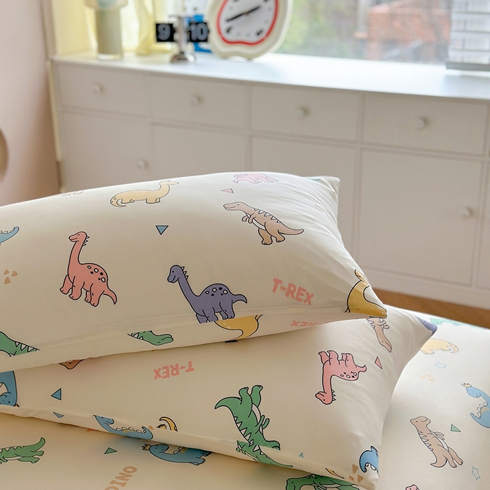 91家纺网 家纺一手货源 找家纺 麦伦家居 2025新款云柔针织棉大豆夏凉被 七彩恐龙