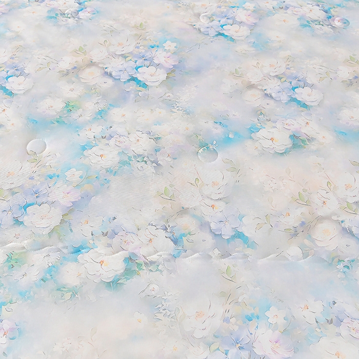 91家纺网 家纺一手货源 找家纺 畅畅家纺 2025新款夏季凉感丝印花足球花凉席夏被夏凉被空调被四件套 足球花-凡可