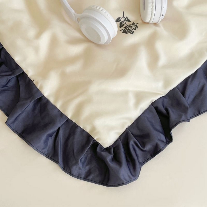 91家纺网 家纺一手货源 找家纺 绣女坊  2025新款水洗天丝夏被四件套 黄色玫瑰