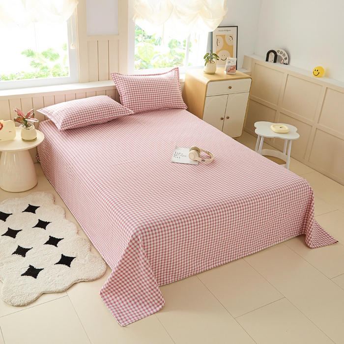 91家纺网 家纺一手货源 找家纺 （总）金泰莱 2025新款色织老粗布四件套全棉四件套纯棉四件套