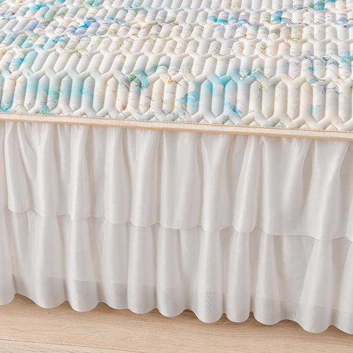 91家纺网 家纺一手货源 找家纺 （总）畅畅家纺 2025新款夏季凉感丝印花足球花凉席夏被夏凉被空调被四件套