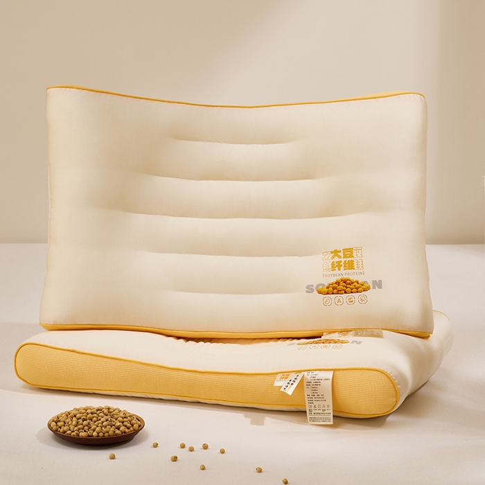 91家纺网 家纺一手货源 找家纺 （总）昕科 2025新款A类大豆纤维双拼亲子枕-大豆纤维儿童枕头宿舍学生枕芯立体大豆儿童枕