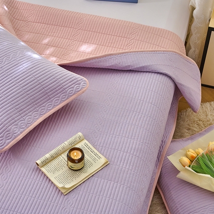 91家纺网 家纺一手货源 找家纺 （总）X猫先生 2025新款全棉纯色床盖全棉床盖糖果系列