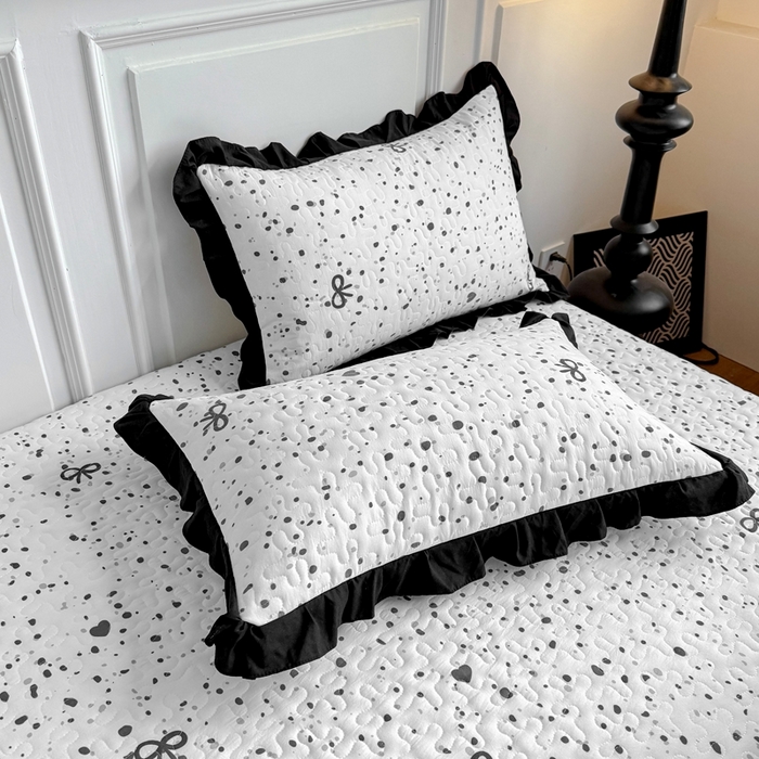 91家纺网 家纺一手货源 找家纺 绣女坊 2025新款夏被款床盖四件套 蝴蝶结