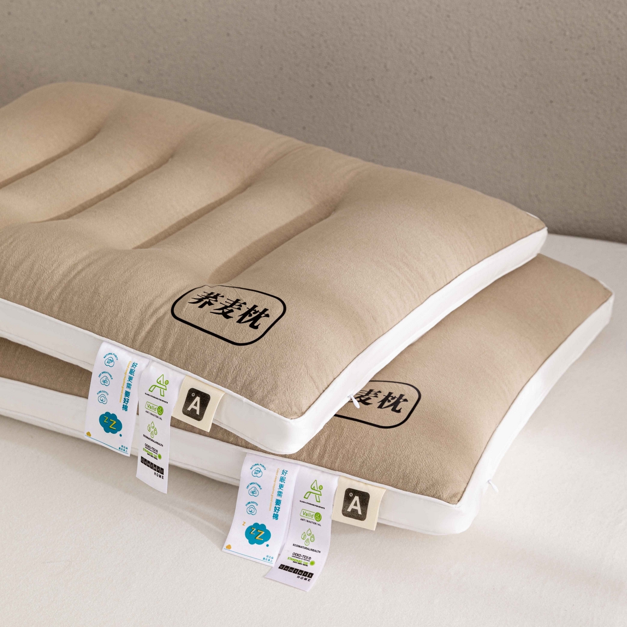 91家纺网 家纺一手货源 找家纺 （总）爱尚家枕芯 2025新款荞麦分区护颈枕枕头枕芯