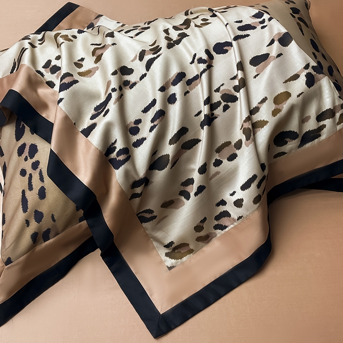 91家纺网 家纺一手货源 找家纺 爱妮菲2025新款高端轻奢A类母婴级天丝棉印花四件套纯棉全棉高端夏季丝滑裸睡长绒棉被套真丝床上用品   伊素