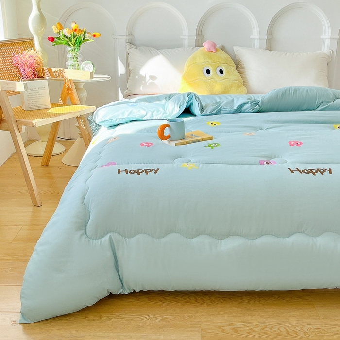 91家纺网 家纺一手货源 找家纺 百花王2025新款原棉大豆被被子被芯 小怪兽