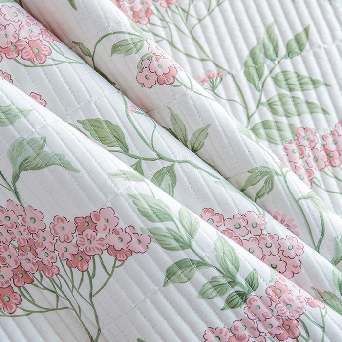 91家纺网 家纺一手货源 找家纺 晨晨家纺2025新款双面全棉夏被四件套 萱梦