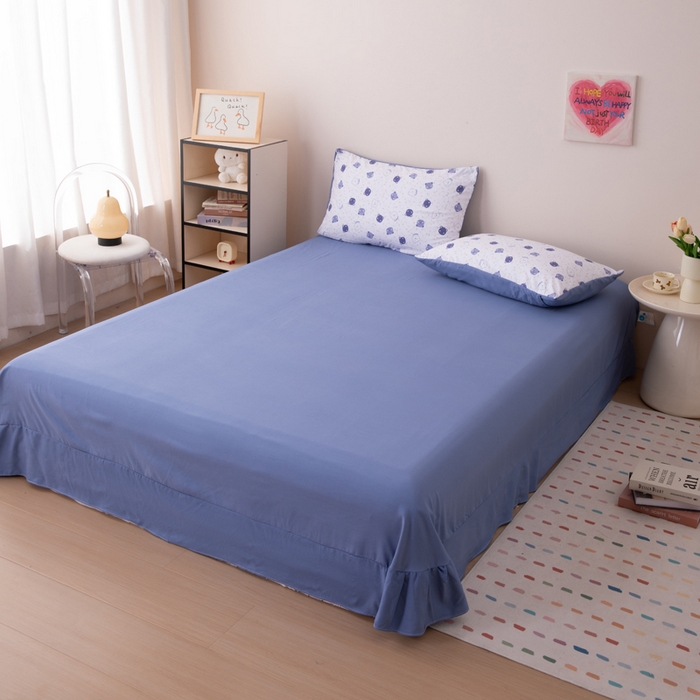 91家纺网 家纺一手货源 找家纺 （总）南北家居 2025新款针织棉双层纱夏被四件套