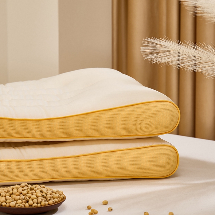 91家纺网 家纺一手货源 找家纺 （总）昕科 2025新款A类大豆纤维双拼亲子枕-大豆纤维儿童枕头宿舍学生枕芯立体大豆儿童枕