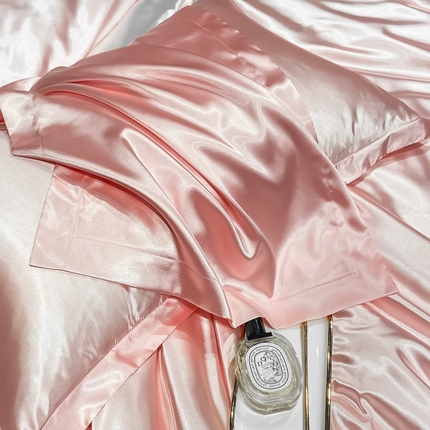 91家纺网 家纺一手货源 找家纺 【蒂梵熙家纺】枕套 2025新款夏季高端枕巾轻奢丝滑裸睡丝绸床垫保护套 冰丝豹纹水洗真丝天丝枕头套