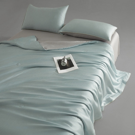 91家纺网 家纺一手货源 找家纺 （总）AB家纺2025新品A类莱赛尔双拼50天丝空调夏被四件套