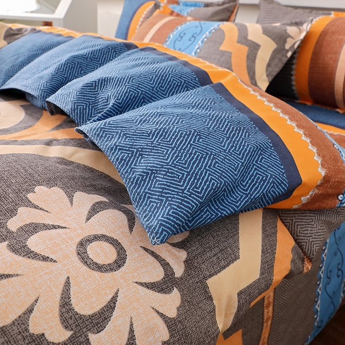 91家纺网 家纺一手货源 找家纺 北部居 2025新款加厚化纤四件套