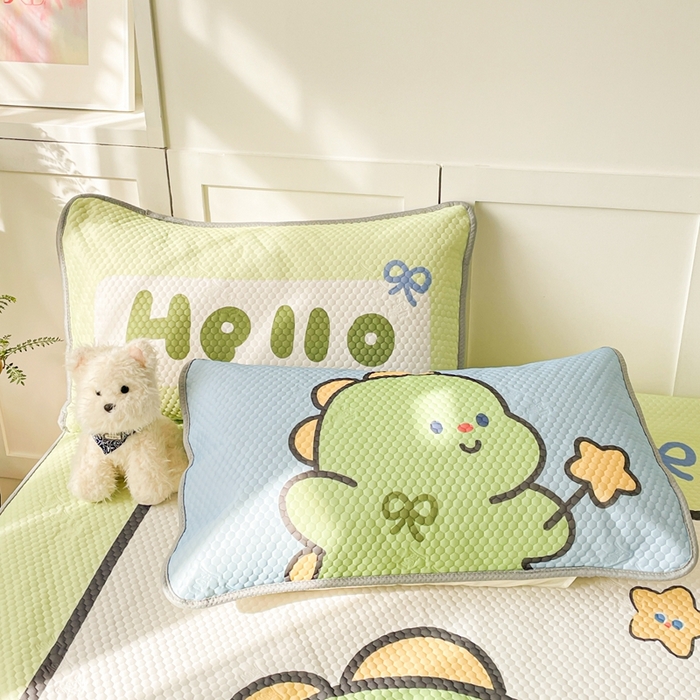 91家纺网 家纺一手货源 找家纺 川悦生活 2025新款大版冰豆豆凉豆豆凉席 啵啵星