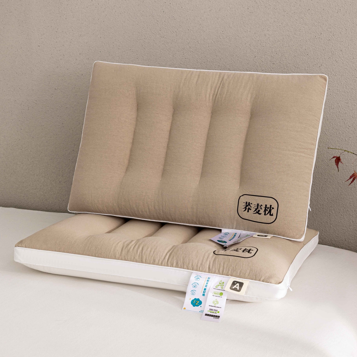 91家纺网 家纺一手货源 找家纺 （总）爱尚家枕芯 2025新款荞麦分区护颈枕枕头枕芯