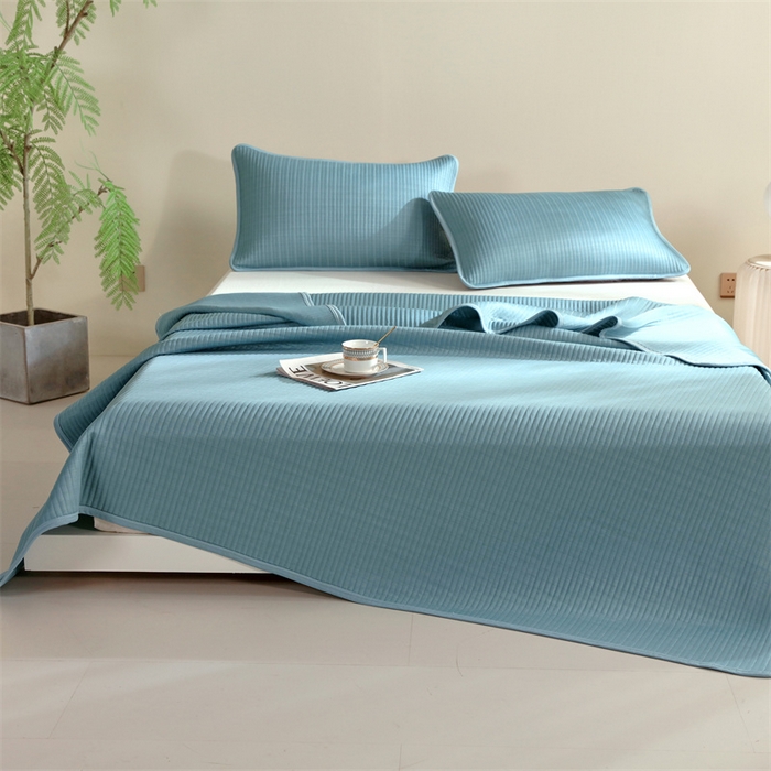 91家纺网 家纺一手货源 找家纺 2025新款PE凉感夏被A类针织凉感丝夏凉被轻奢夏季空调被子