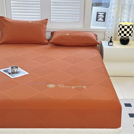 91家纺网 家纺一手货源 找家纺 （总）曼町家居 2025新款全棉华夫格床笠