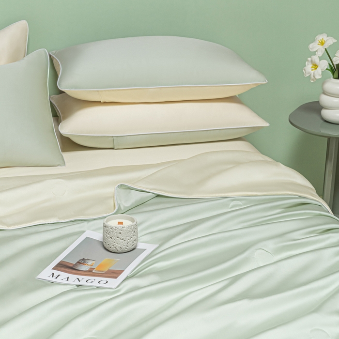 91家纺网 家纺一手货源 找家纺 （总）爱彼家纺 2025夏季新款麻绳款冰丝夏被夏凉被空调被四件套-风格二