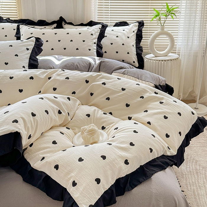 91家纺网 家纺一手货源 找家纺 （总）佳一家纺 2025新款亲肤水洗棉四件套系列