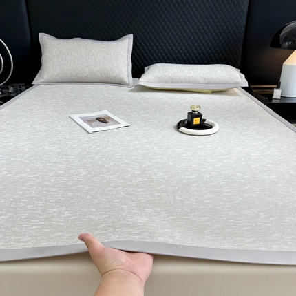 91家纺网 家纺一手货源 找家纺 （总）小萌虎 2025新款PE高分子凉感大提花凉席席子