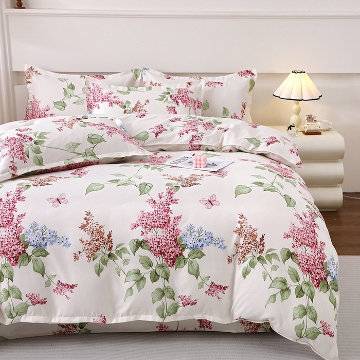 91家纺网 家纺一手货源 找家纺 北部居 2025新款加厚化纤四件套