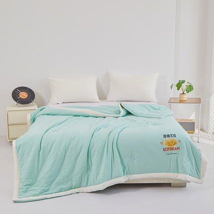 91家纺网 家纺一手货源 找家纺 （总）伊梵居 2025新款高克重水洗棉原棉大豆被夏被