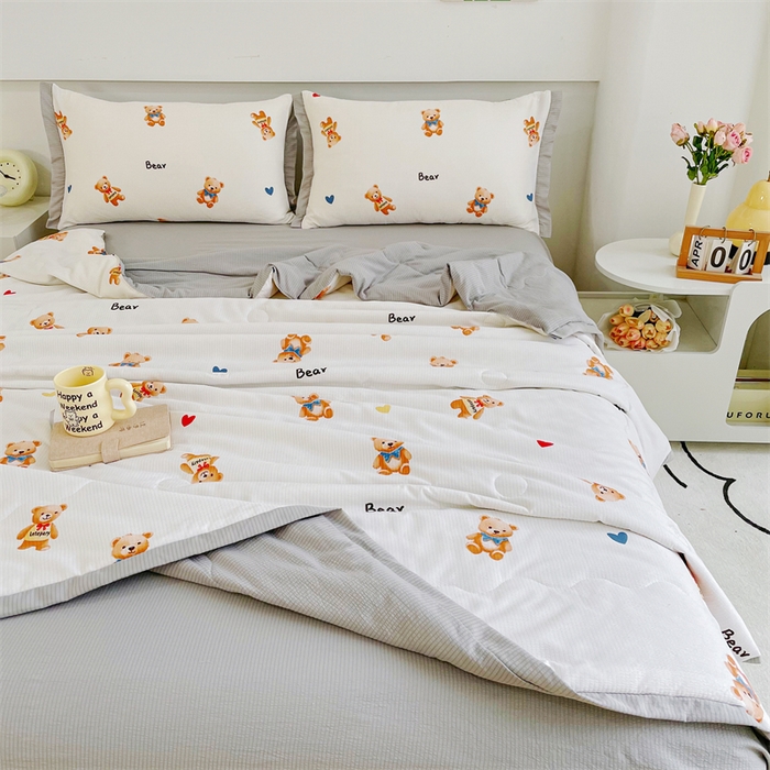 91家纺网 家纺一手货源 找家纺 （总）南北家居 2025新款亲肤泡泡棉提花夏被