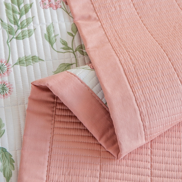 91家纺网 家纺一手货源 找家纺 晨晨家纺2025新款双面全棉夏被四件套 萱梦