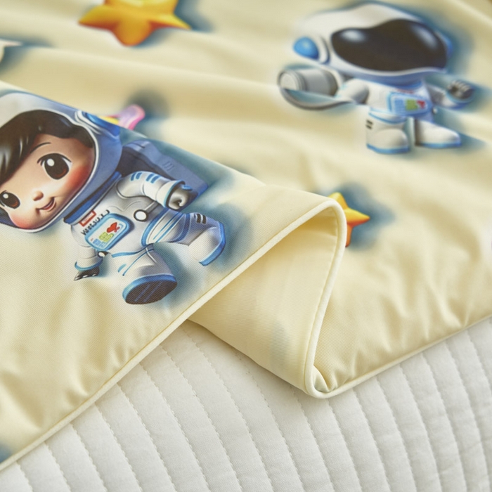 91家纺网 家纺一手货源 找家纺 子由家居 2025新款5D凉感大豆夏被 5D-太空人