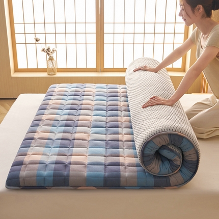 91家纺网 家纺一手货源 找家纺 （总）锦丝钰床垫 2025新款色织水洗棉棉花床垫