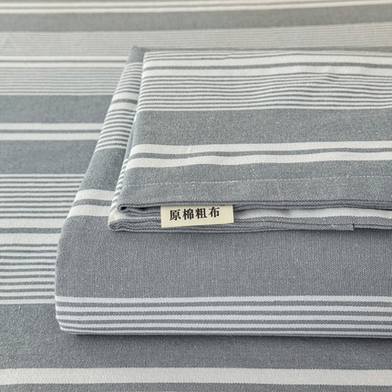 91家纺网 家纺一手货源 找家纺 （总）金泰莱 2025新款色织老粗布床单老粗布凉席三件套