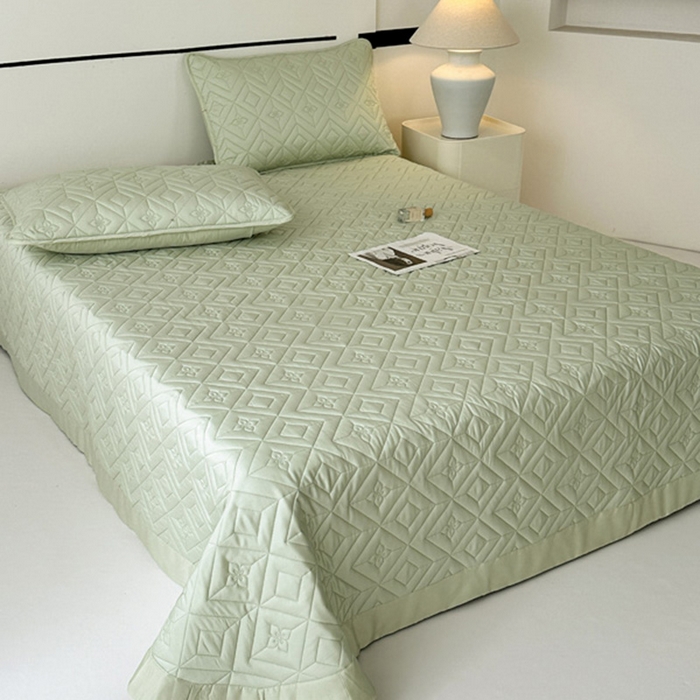 91家纺网 家纺一手货源 找家纺 （总）云雀  2025新款舒适莱赛尔天丝夹棉床盖