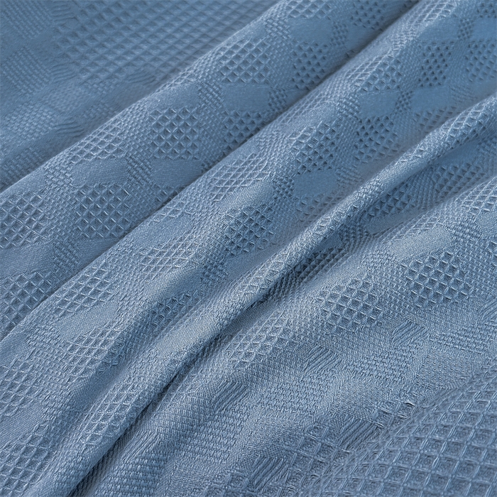 91家纺网 家纺一手货源 找家纺 （总）曼町家居 2025新款全棉华夫格床笠