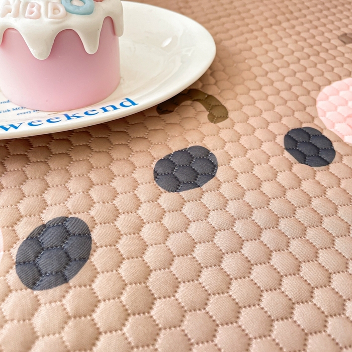 91家纺网 家纺一手货源 找家纺 川悦生活 2025新款大版冰豆豆凉豆豆凉席 表演小狗