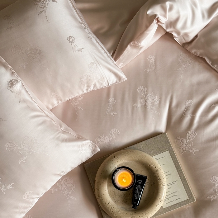 91家纺网 家纺一手货源 找家纺 （总）FORTWO2025新款60支兰精天丝浮雕提花四件套		