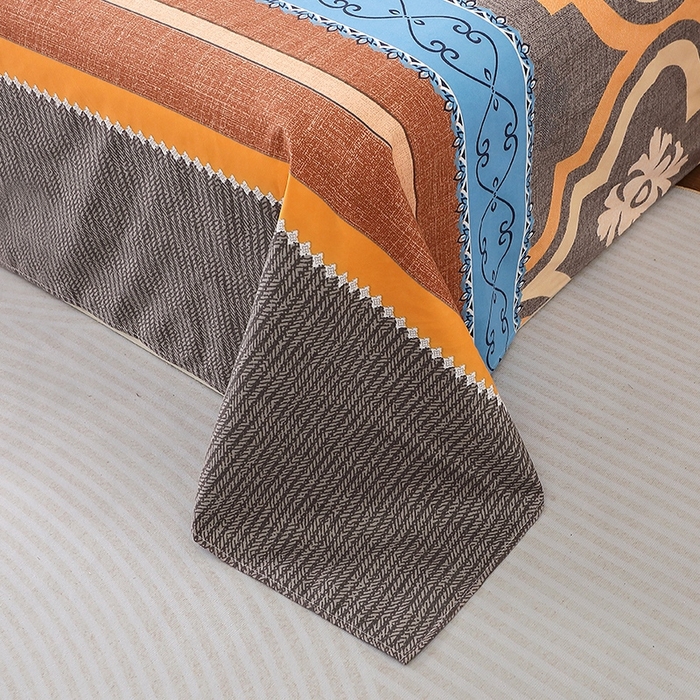 91家纺网 家纺一手货源 找家纺 北部居 2025新款加厚化纤四件套