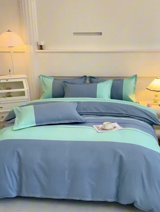 91家纺网 家纺一手货源 找家纺 北部居 2025新款加厚化纤四件套