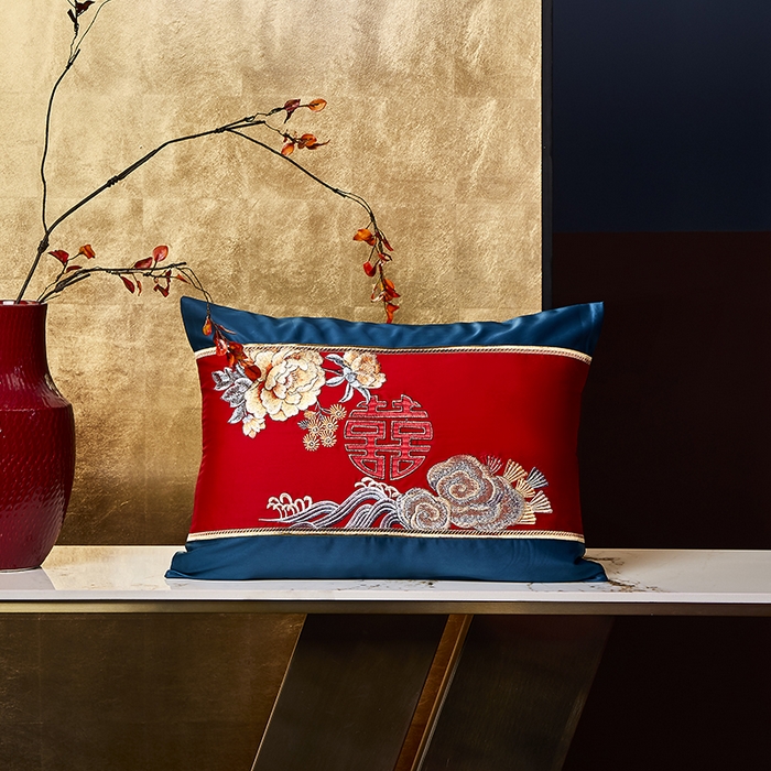 91家纺网 家纺一手货源 找家纺 （总）张公子婚庆馆 2025新款舒适暗纹提花160支长绒棉婚庆四件套系列