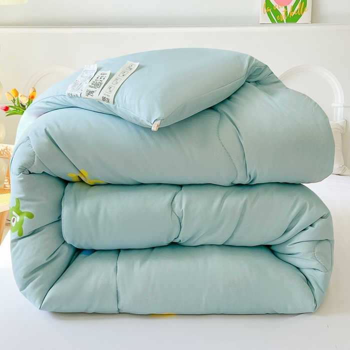 91家纺网 家纺一手货源 找家纺 百花王2025新款原棉大豆被被子被芯 小怪兽