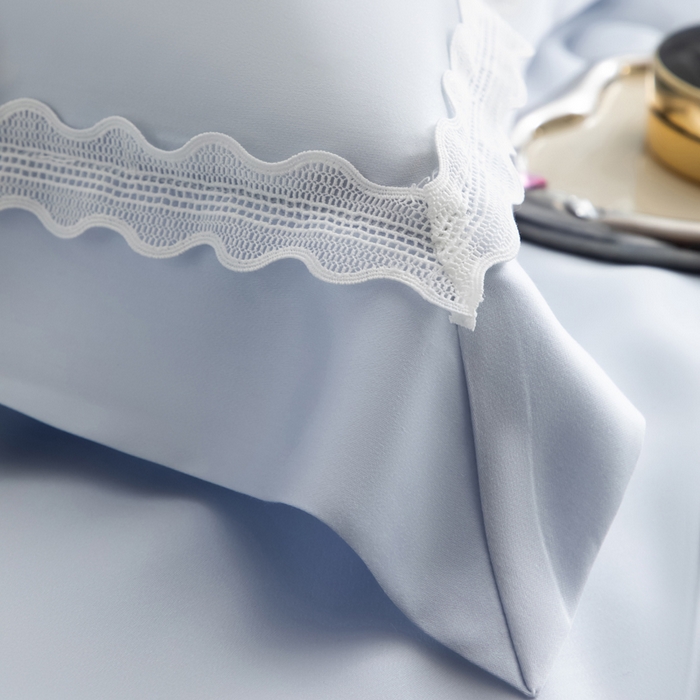 91家纺网 家纺一手货源 找家纺 桂雅居2025新款80支进口莱赛尔双丝夏被-达芙妮 天空蓝