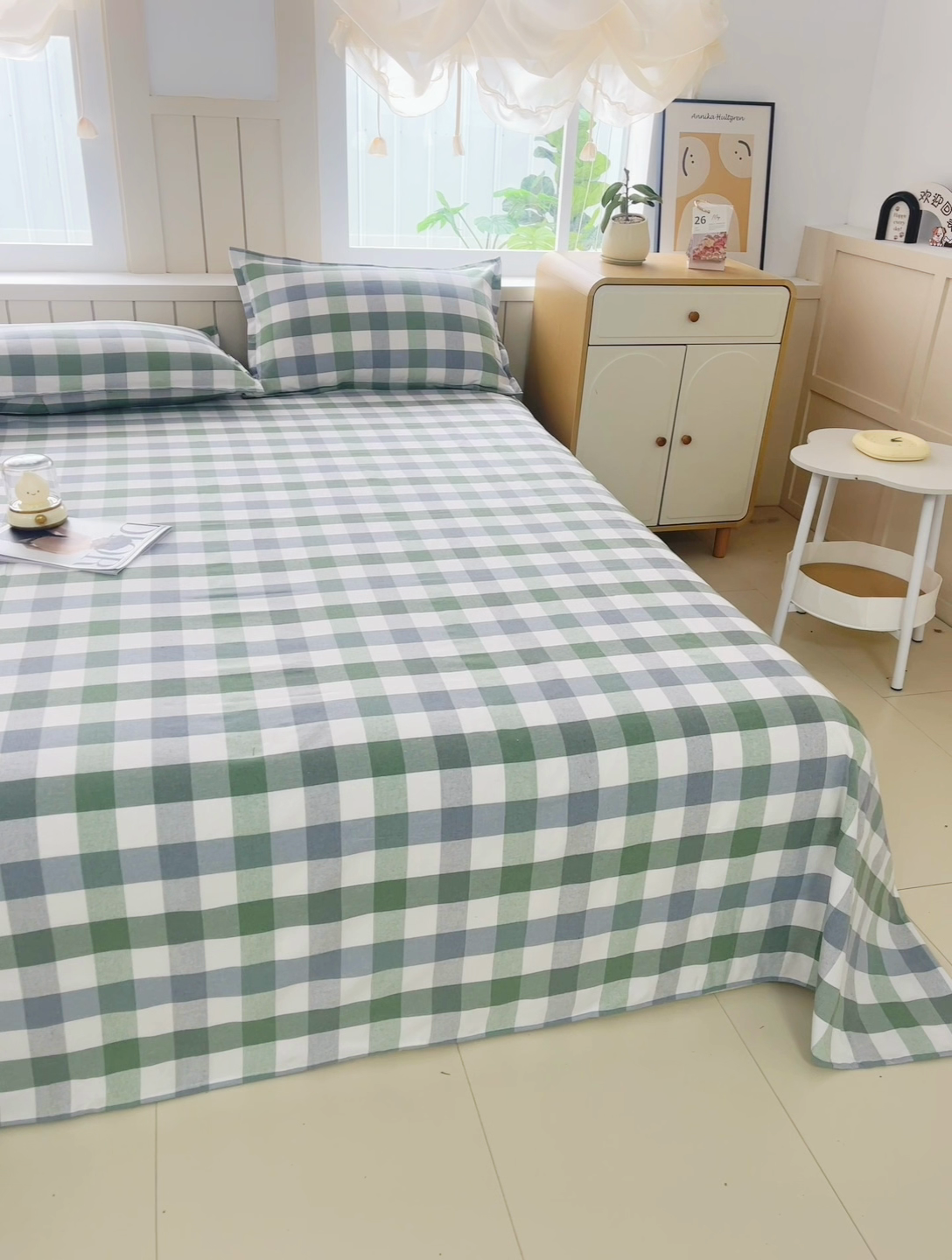 91家纺网 家纺一手货源 找家纺 （总）金泰莱 2025新款色织老粗布床单老粗布凉席三件套