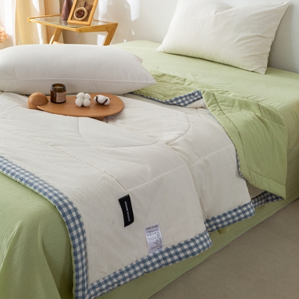 （总）恋人优选 2025新款A类全棉色织水洗棉棉花夏被背芯