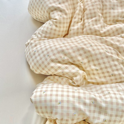 南北家居 2025新款A类宝宝棉双层纱系列四件套-普通款 睡美人