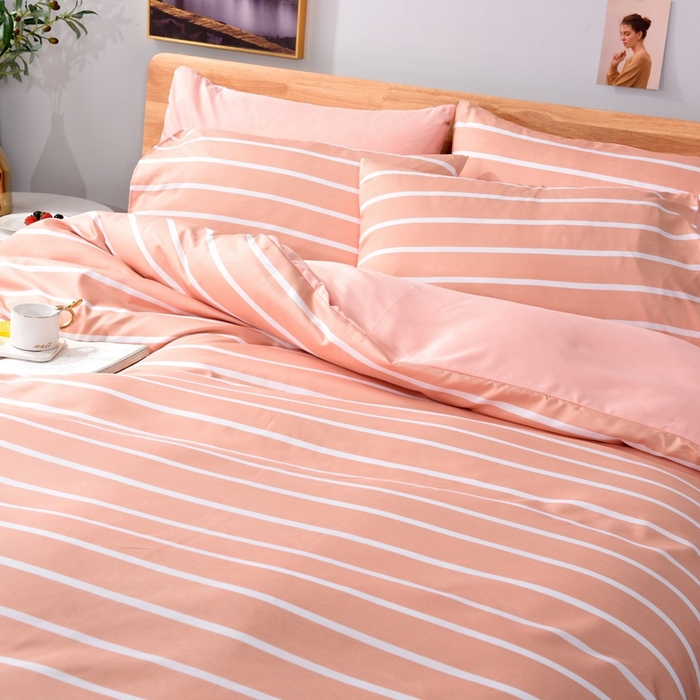 91家纺网 家纺一手货源 找家纺 百花王2025新款斜纹天丝莫代尔四件套 玉条纹