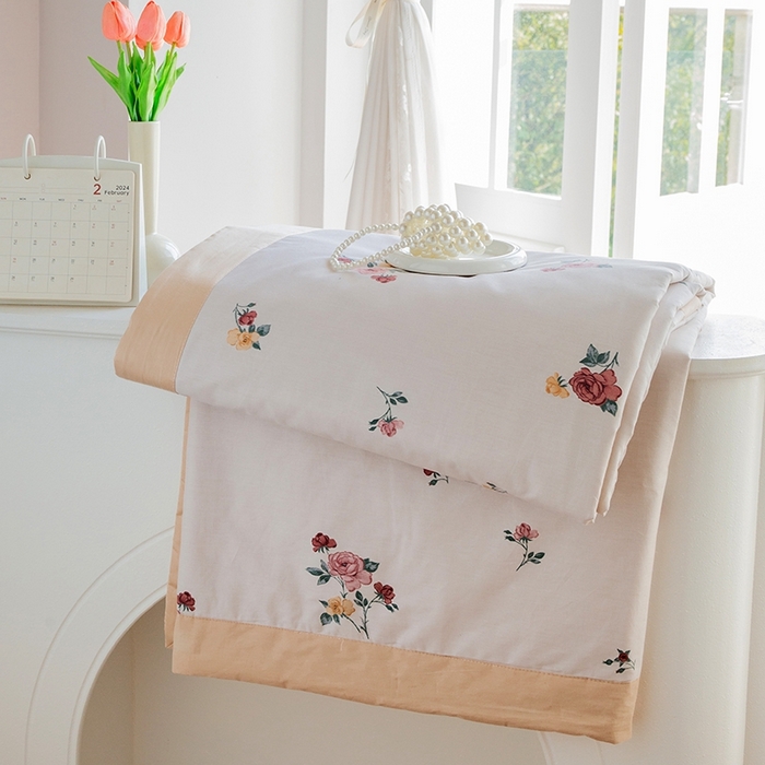 91家纺网 家纺一手货源 找家纺 （总）晨晨家纺2025新款双面全棉夏被四件套