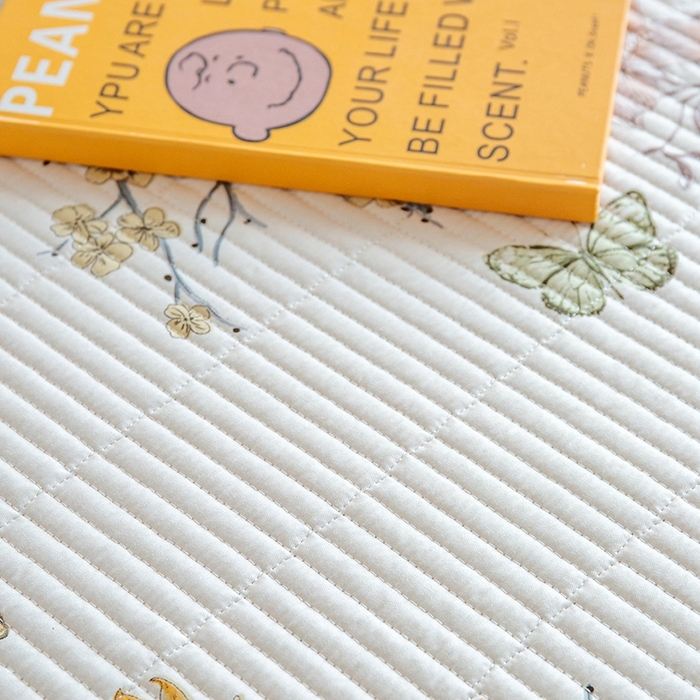 91家纺网 家纺一手货源 找家纺 晨晨家纺2025新款双面全棉夏被四件套 兰芷