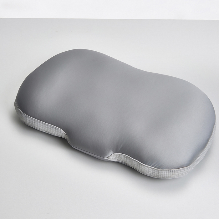 91家纺网 家纺一手货源 找家纺 昕科 2025新款丝光绵豆枕-异型护颈椭圆枕头羽丝棉成人颈椎枕芯 丝光绵豆枕-灰色 