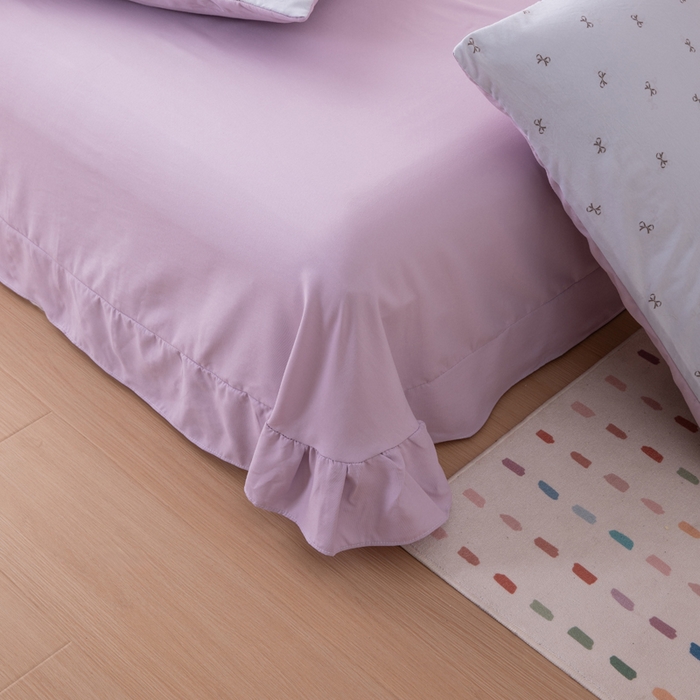 91家纺网 家纺一手货源 找家纺 南北家居 2025新款针织棉双层纱夏被四件套 蔷薇轻舞