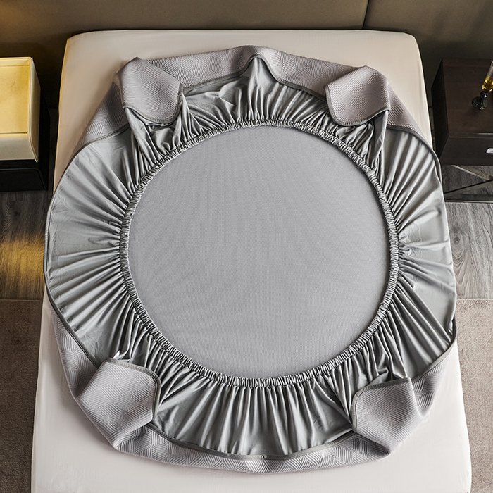 91家纺网 家纺一手货源 找家纺 桂雅居 2025新款高科技冷凝高分子超速凉感软席三件套 星空灰